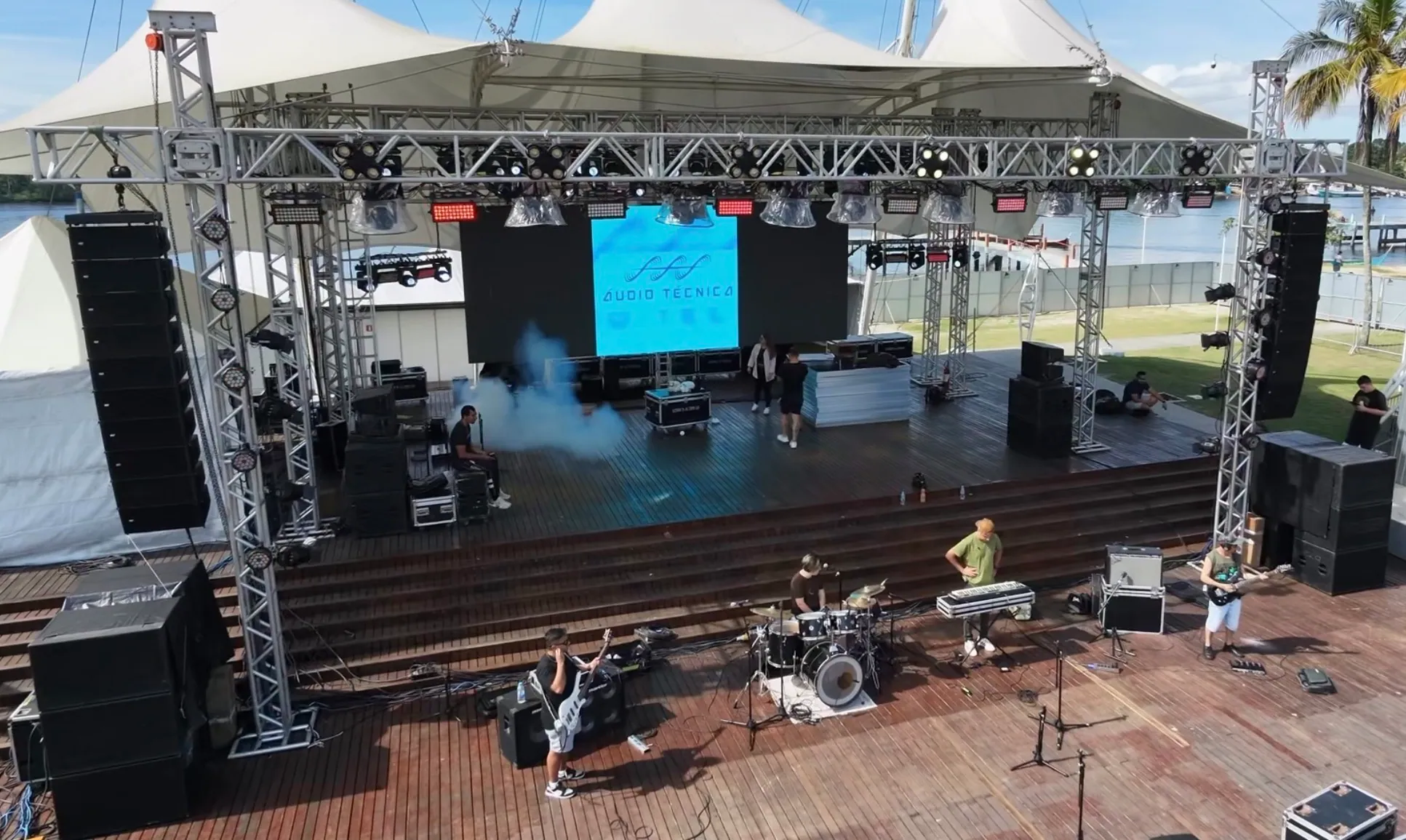 Sonorização profissional para eventos — Áudio Técnica
